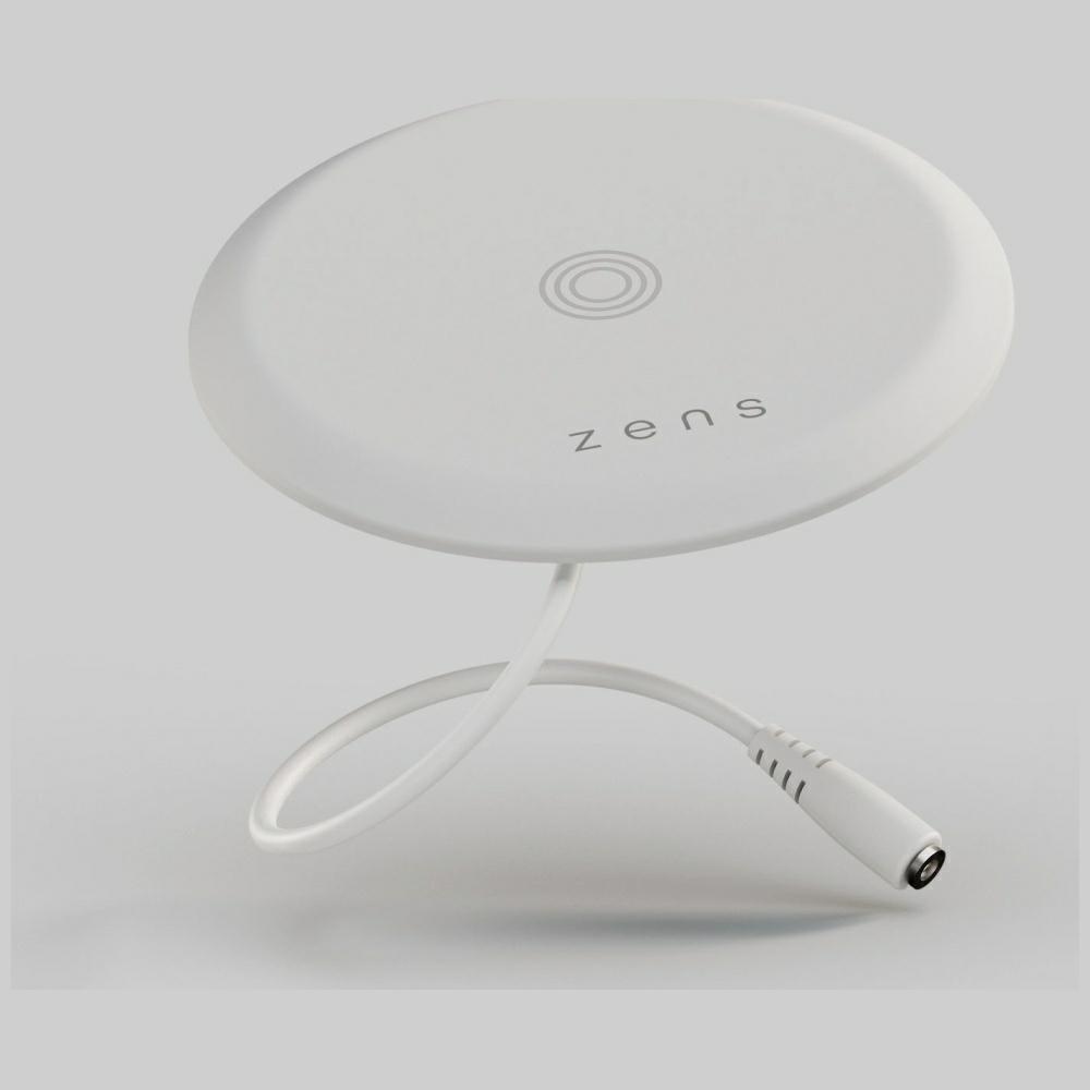 Zens PuK and Play Qi 15W induction charger, white, countertop mount